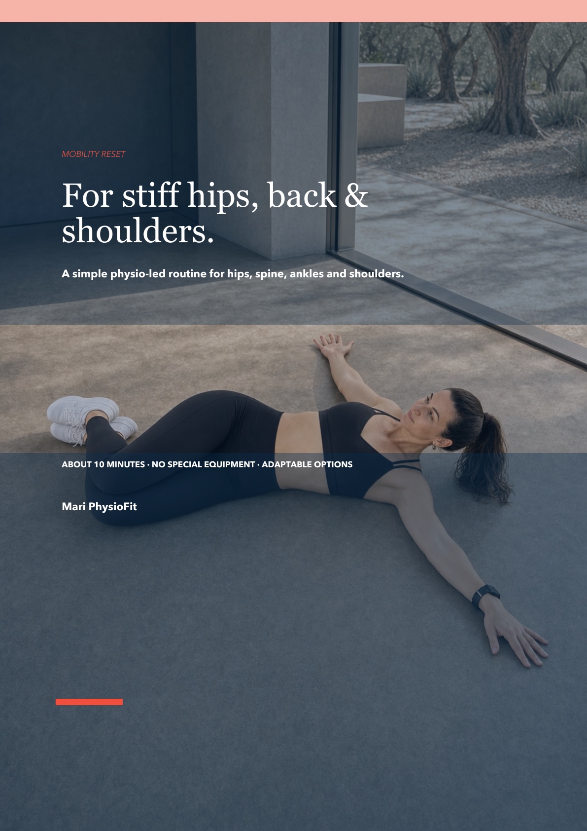Mobility reset guide cover: For Stiff Hips, Back & Shoulders